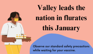 Valley has highest rate of flu